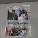 PRETTYGARDEN Women's Summer Midi Bodycon Dresses One Shoulder Strappy Tiered Ruffle Floral Boho Sun Dress (XL)