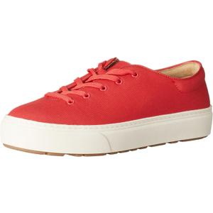 Amazon Essentials Women's Comfortable Lace Up Sneakers (7.5, Red)