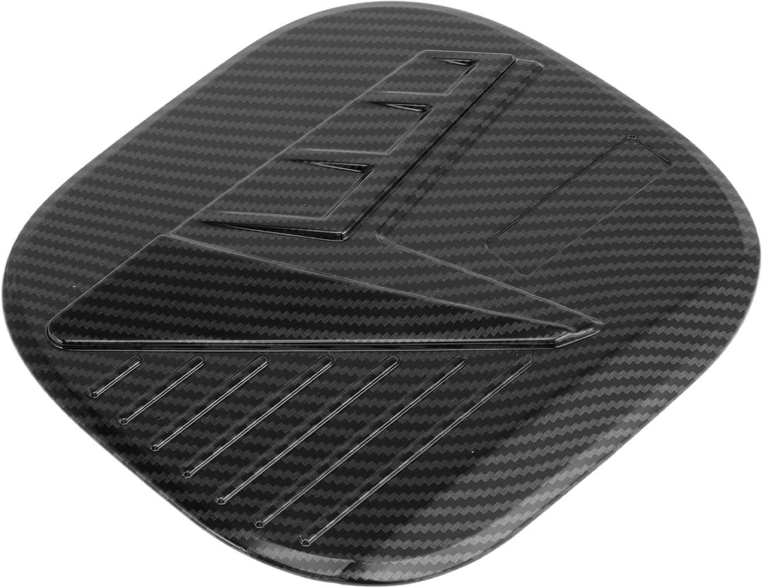 Fuel Tank Door Cap for Hyundai Tucson 2021-2025 Fuel Filler Flap Cover Adhesive Type Carbon Fiber Black ABS Fuel Filler Door Gas Cap