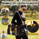 PAWZIDEA Expandable Pet Carrier Airline Approved, 18"11"11" Small Dog Carriers, Collapsible Top-Load Cat Carrier for 2 Cats Under Seat, Soft-Sided Puppy & Animal Travel Bag, ID Card, Up to 15lbs