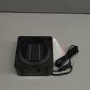 Gaiatop Mini Space Heater, Lightweight PTC Ceramic Fast Heating 500W Energy Efficient for Indoor Use, Overheating & 45 Tip-Over Protection, Portable Desk Electric Heaters for Office Home Black