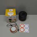 M11 Electric Mason Jar Vacuum Sealer Kit - with Wide and Regular Mouth Mason Lids, Jar Vacuum Sealer for Canning Jars, Vacuum Sealing Machine for Food Storage Black