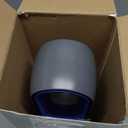 Let'me 13 Inch Desk Fan, Bladeless Table Fan, 106 Oscillating Fan Touch Control with 3 Speeds and Night Light, Small Quiet Desk Fan for Personal, Office, Nightstand (Grey)