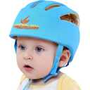 Adjustable Baby Head Protector, Baby Helmets for Crawling Walking Lightweight Safety Baby Helmet Jumping Running Breathable Hat Infant Essentials Toddler Helmets 6-24 Months (Blue)