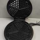 Mueller Heart 5 Waffle Maker, Waffle Iron, Adjustable Browning Control & Nonstick, Cool Touch Handle, Easy to Clean, Small Kitchen Appliances