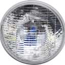 H6024 Super Vision Crystal Headlight, Halogen Sealed Beam Headlight, (7"" ROUND, 178MM) (110/130W), Replaces# H6024