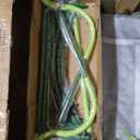 Gardenature 60" Kids Trampoline Indoor, 5ft Toddler Mini Trampoline with Basketball Hoop, Gymnastics Bar, Rings, Christmas Toys Birthday Gifts for Girls Boys Age 3-8, Green