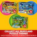 QUOKKA 100 Piece Puzzles for Kids Ages 6-8 Intricately Illustrated Forest Animals Puzzle for Kids Ages 8-10 Educational Busyland Game Packed with Visual Details for Boys and Girls