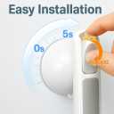 2 Pack Grab Bars for Bathtubs and Showers, Suction Grab Bar, Heavy Duty Shower Handle Removable Bath Handrails for Seniors and Elderly, Bathroom Safet