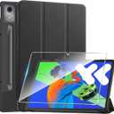 for Lenovo Idea Tab Pro Tablet 2025 Case,high qualit Hard Shell, Lightweight,Quality PU,Scratch Resistant,Black for Tablet 12.7 inch-Black