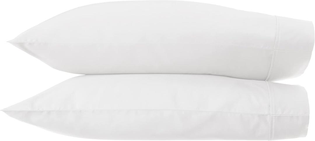 Amazon Aware 100% Organic Cotton 300 Thread Count Pillowcase, Standard Set, King, White, 2 Pack, 40" x 20"