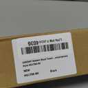 GERZWY Modern Black Towel Holder SUS304 Stainless Steel Towel Hanger Towel Ring for Bathroom Lavatory Wall Mount Contemporary Style HG1706-BK