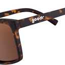 goodr Smaller Is Baller Polarized Round Sunglasses for Men & Women, Small Sized (LFG), Brown Translucent Tortoiseshell Frames with Brown Non-Reflective Lens, UV400 Protection, No Slip, No Bounce