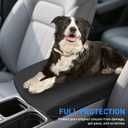 Center Console Cover For 2019-2023 Chevy Silverado, GMC Sierra 1500 2500 3500 Models Accessories Armrest Lid, 40/20/40 Jump Seat, Vinyl Leather Middle Console Protective Cover Lid, Anti-Scratch