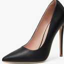 Elisabet Tang Women Pumps, Pointed Toe High Heel 4.7 inch/12cm Party Stiletto Heels Shoes Matte Size 8.5