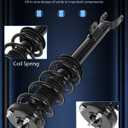 ECCPP Complete Struts Spring Assembly Front Drive and Passenger side Struts Shock Absorber Fit for 2011-2022 for Chrysler 300 2011 for Dodge Challenger 572665