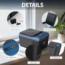 KI9 12 Volt Refrigerator,Mini Portable Freezer,10 Quart Car Cooler,12V Car 10QT