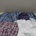 JupiterSecret Men's Woven Boxers Underwear Pack Cotton Boxer Shorts Assorted Colors (Medium)