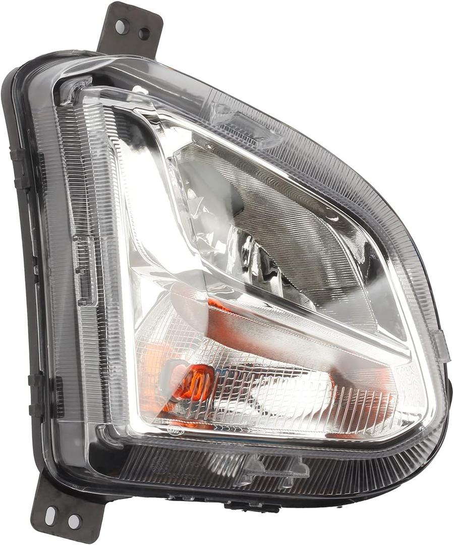 Dasbecan Front Fog Light Signal Light Assembly Compatible With Chevy Equinox 2018 2019 2020 Right Turn Bumper lamp with Bulbs Replace 84226249 GM2592323
