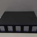 Trading Card Storage Box, 3800+ Capacity with Removable Magnetic Cover and Commander Display for MTG Sports Cards, Includes 5 Top Loaders, 5 Plastic Card Stoppers, 51 Color Dividers, 1 Dice Box