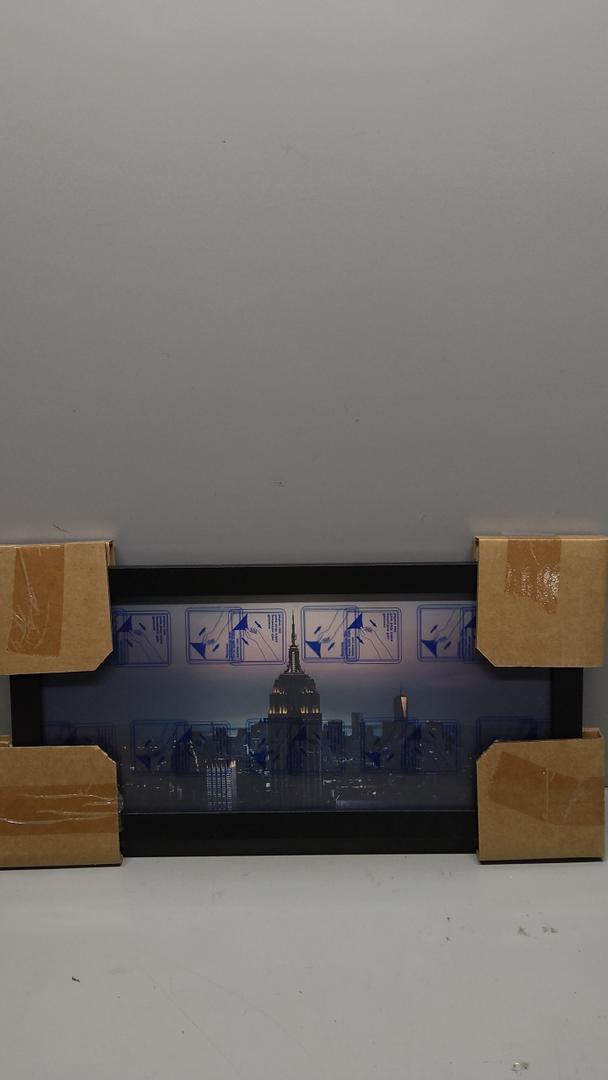 Frame Amo 8x18 Black Modern Picture or Poster Frame, 1 inch Wide Border, Smooth Wrap Finish, Acrylic Face