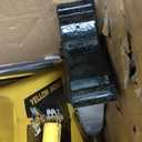 YELLOW JACKET Car Jack Stands 3 Ton with Double Locking and Large Foot Base for Lifting SUVS, Heavy Duty Steel, 6600 lb Capacity, 1 Pair, Yellow