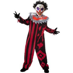 Spooktacular Creations Halloween Boys Killer Clown Costume, Scary Clown Costume for Kids Halloween Role Play & Dress Up (Small)