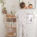 Funny Bathing Giraffe Bathroom Hand Towels, Giraffe Gifts for Kids, Cute Wild Animal Decorative Hand Towels for Kids Bathroom Decor, 16x24 Inch