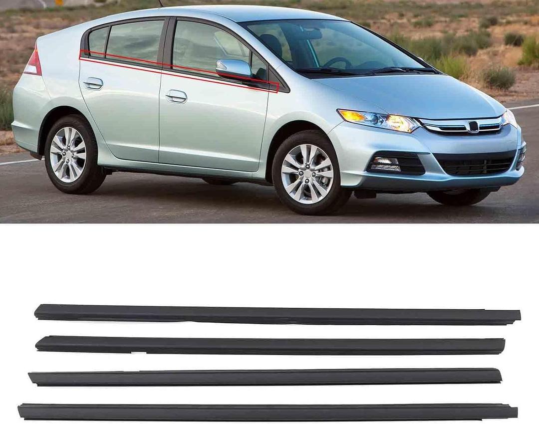 Window Weatherstrip Trim Belt Fit for Honda Insight 2010-2014