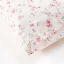 Modern Threads 4-Piece Ultra Soft Microfiber Bed Sheets Set, Wrinkle Free Sheets with Deep Pockets Fitted Sheet, Flat Sheet & Pillowcases, Lightweight Breathable Bedding, Floral Rose, Full