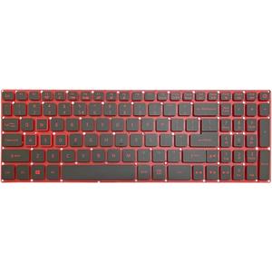 GinTai Laptop US Keyboard Red Lettering with Backlit Replacement for Acer Nitro 5 AN515-31 AN515-41 AN515-42 AN515-51 AN515-52 AN515-53 AN515-53-55G9 LG5P_A52BRL NKI151306B G5P_A53BRL NKI151306FT