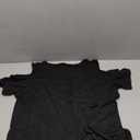 Elesomo Womens V Neck Cold Shoulder Tops Short/Long Sleeve Summer T Shirts Basic Tees, XL