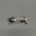 livho 2025 Trendy Oval Sunglasses - Stylish Polarized Shades for Everyday - Retro Metal Frames (Grey/Gold)