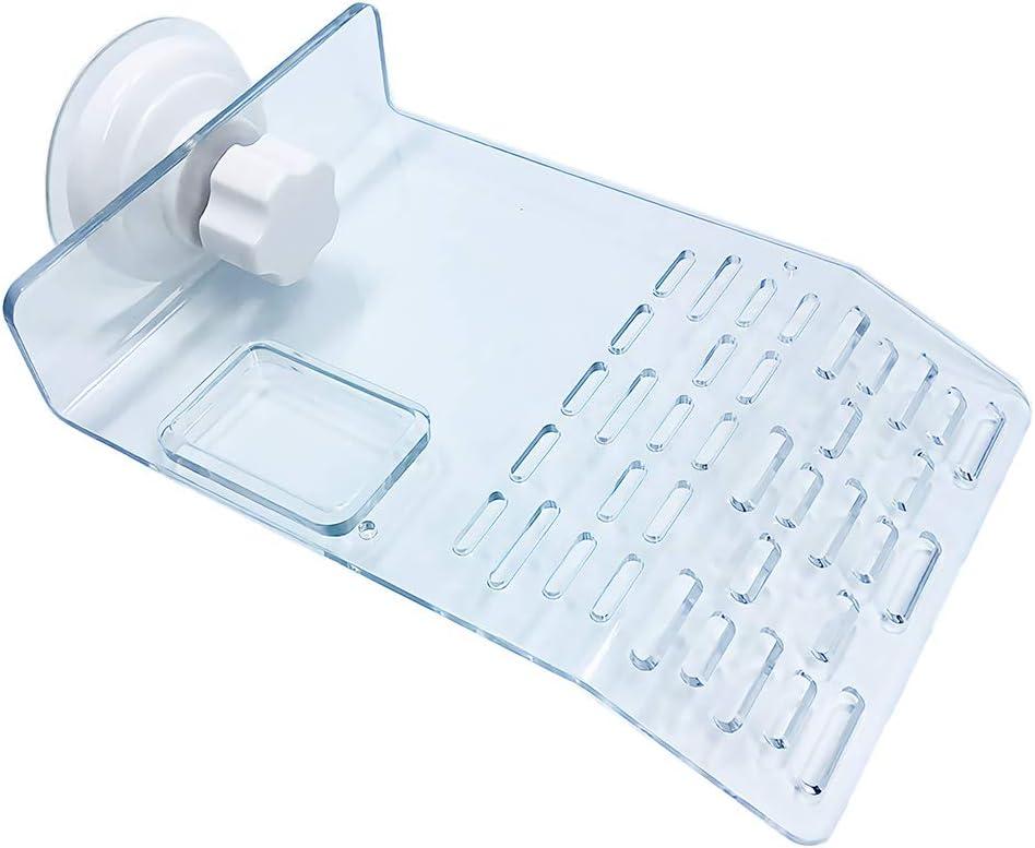 J-star Medium Reptile Basking Platform, Aquarium Turtles Turtle Basking Platform, Turtle Tank Accessories Floating Turtle Habitat Dock (Small, Clear)