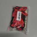 rabbitgoo Cat Harness and Leash for Walking, Escape Proof Soft Adjustable Vest Harnesses for Cats, Easy Control Breathable Reflective Strips Jacket, Black & Red, XS