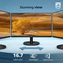 Philips 271V8LB 27" Framless Full HD (1920 x 1080) 100Hz Monitor, VESA, HDMI x 1, VGA Port x1, Eye Care