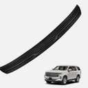 PeakPurit Rear Bumper Protector Compatible with Chevy Tahoe & GMC Yukon 2021-2025 Accessories Matte Black ABS Material Trunk Door Entry Bumper Guards