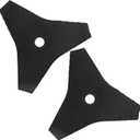 (2 Pack) 530402967 3-Point Electric Edger Blade 8-1/2 Inch Compatible with Husqva-RNA Craftsman Jonsered Cutting and Edging Grass, Replaces 85718