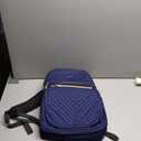 LOVEVOOK Laptop Backpack for Women 17.3 inch,Cute Womens Travel Backpack Purse,Professional Laptop Computer Bag,Waterproof Work Business College Teacher Bags Carry on Backpack with USB Port,Navy Blue