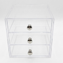 Small Clear Stackable Storage Drawers,Acrylic Bathroom Makeup Organizer,Plastic Storage Bins For Vanity, Undersink, Kitchen Cabinets, Pantry, Home Organization