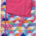 Happy Nappers: Care Bears Sleep Sack Medium - Cheer Bear - 54 x 20, 2-in-1: Plush Character Opens Into Sleeping Bag, Soft Nap & Play Animal, Kids 3+