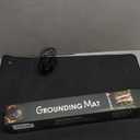 Zonama Living Grounding Mat, 24 x 16 inches, Black, with 15ft Earthing Cord and Instructions