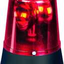 Fun Express Police Lights Mini Red Beacon Light 4.25" - Battery Powered Rotating Strobe Light for Kids Police Toys, Party Decorations & Emergency Lighting | Portable Flashing LED Siren Light