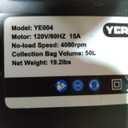 Yeryork Electric Wood Chipper, Max 1.8" Cutting Capacity Chipper Shredder