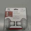 Prime-Line E 2319 Solid Brass Vintage Door Knob Spindle Set, 2-1/4 In. Outside Diameter, White (Single Pack)