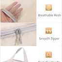 Compression Packing Cubes for Travel 8 Set Travel Organizer Bags Compression Cubes Bags Suitcase Packing Organizer Luggage Organizer Bags with Toiletries Bag and Shoe Bag Travel Essentials Beige