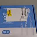 Amazon Basics Disposable Clear Assorted Cutlery Set, Premium Quality, 192 Count, Large Combo Pack Forks, Spoon and Knives