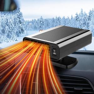 Car Heater,150W Portable Car Heater Defroster Fans, 2 in 1 Heating & Cooling Fast Heating Defrost Defogger with Plug in Cigarette Lighter, Window Defroster for Car, SUV, Jeeps, Trucks