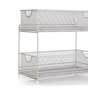 Satin Nickel Metal Vanity Tray