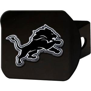 FANMATS NFL Unisex-Adult Metal Hitch Cover (3.4"x4", Black)